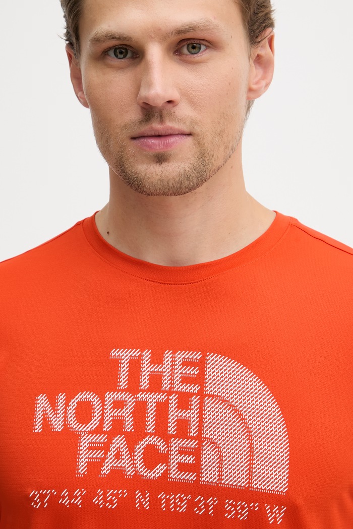 The North Face тениска мъжка LOGO GRAPHIC оранжев NF0A8BEJG6L1