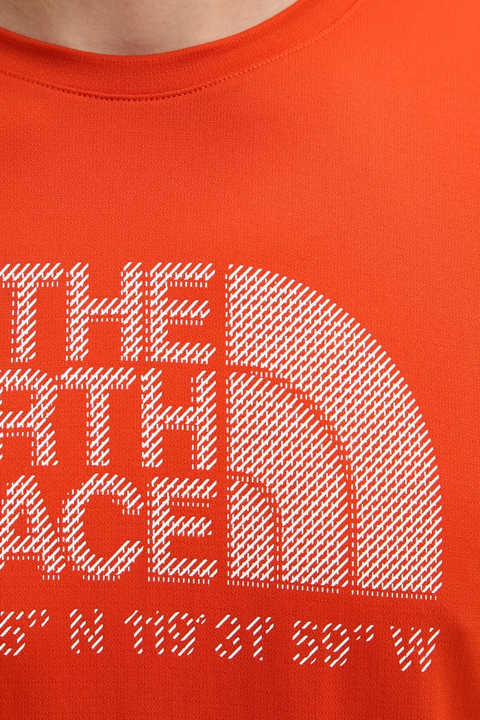 The North Face тениска мъжка LOGO GRAPHIC NF0A8BEJG6L1 оранжев
