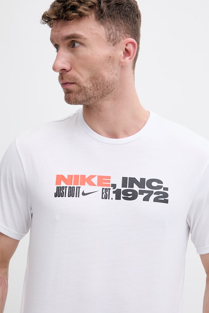 Oblačila Nike kopalna majica moška NESSG522 bela