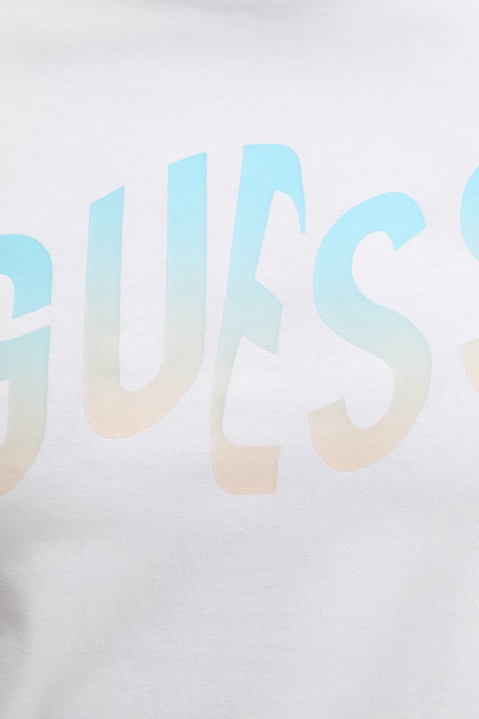 T-shirt Guess ανδρικό βαμβακερό F6GI02.J1314 λευκό
