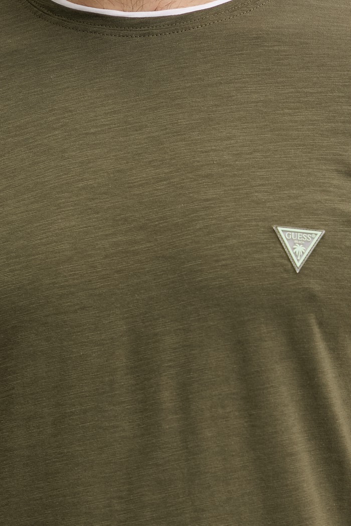 Guess tricou pentru bărbați, din bumbac verde F6GI06.K6XN4