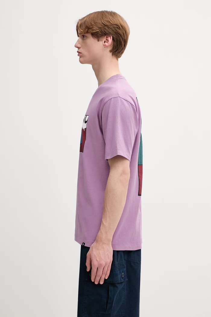 by Parra Not you T-shirt bawełniany damski 55350 fioletowy SS26