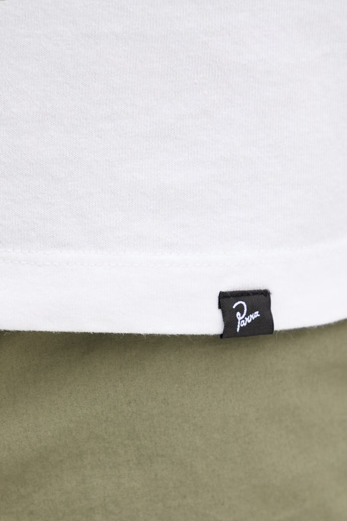 by Parra Leaving now t-shirt βαμβακερό ανδρικό λευκό 55355