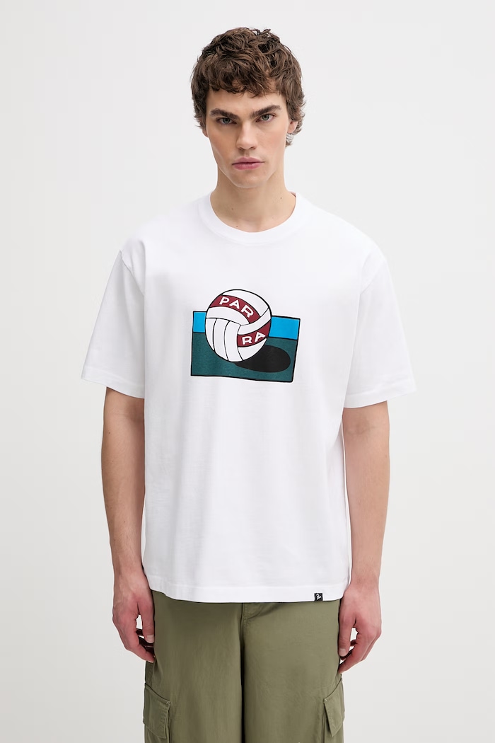 Ρούχα by Parra Special books t-shirt βαμβακερό ανδρικό 55360 λευκό