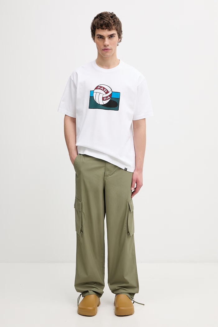 by Parra Special books t-shirt βαμβακερό ανδρικό 55360 λευκό