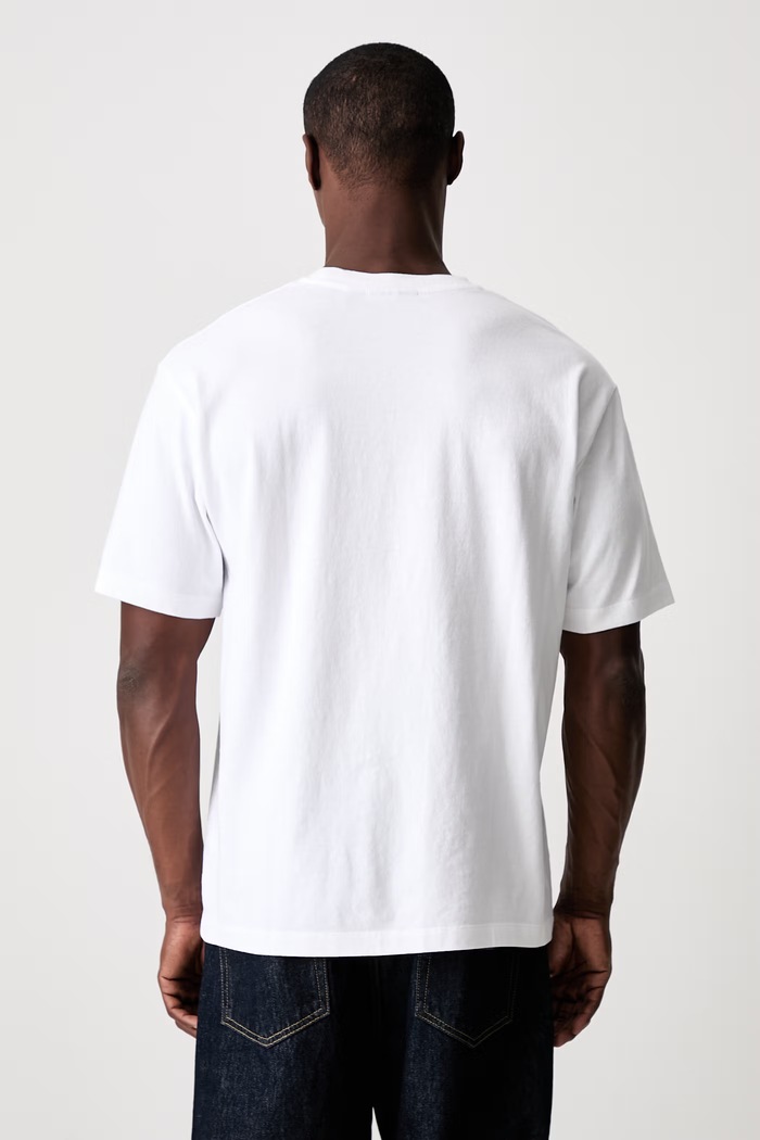 Odzież by Parra Bear dog hammer T-shirt męski bawełniany 55545 biały