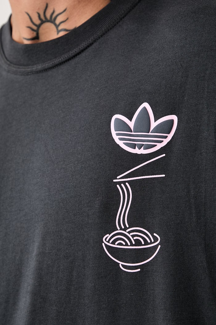 adidas Originals T-shirt męski bawełniany Soba LE6033 szary