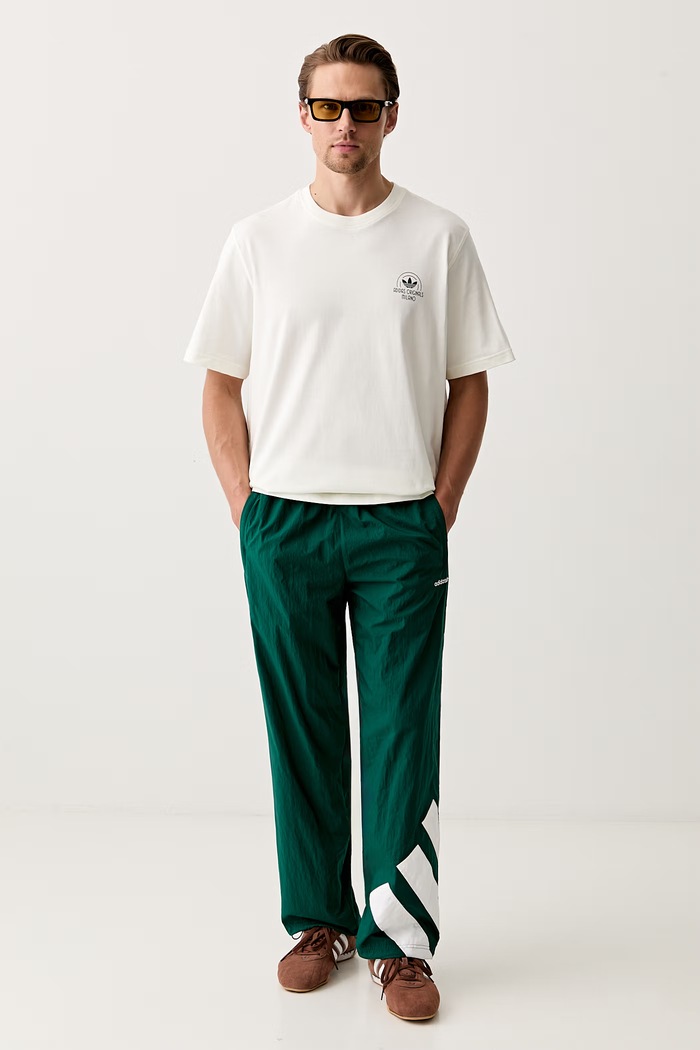 adidas Originals tričko pánske bavlnené LE6044 béžová SS26