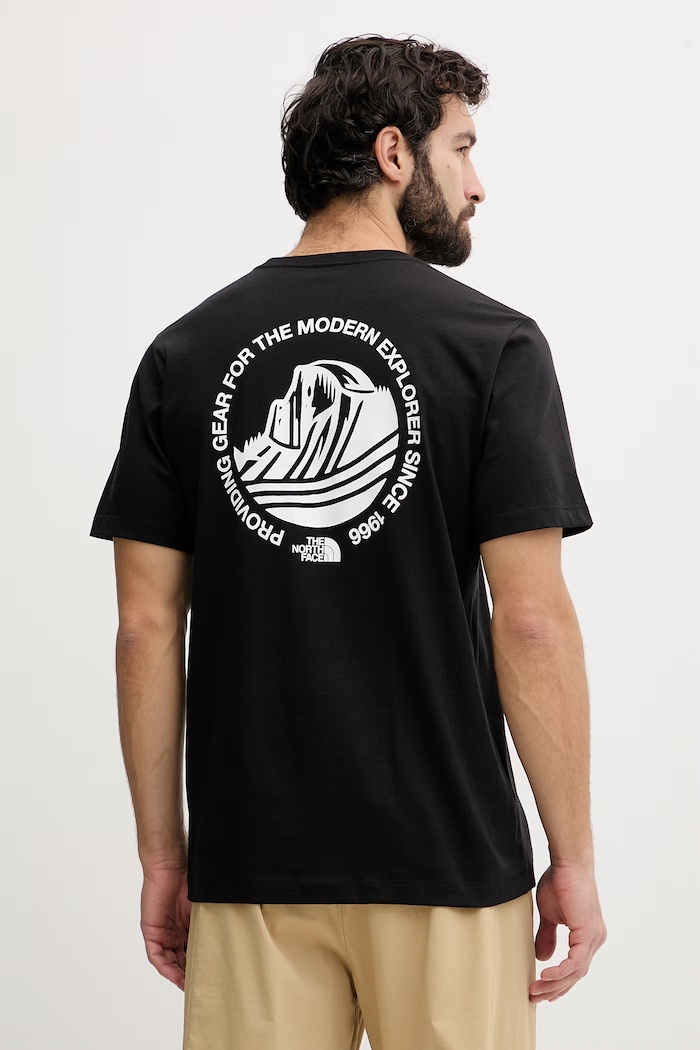 The North Face tričko pánske bavlnené MONTE čierna NF0A8GA7JK31