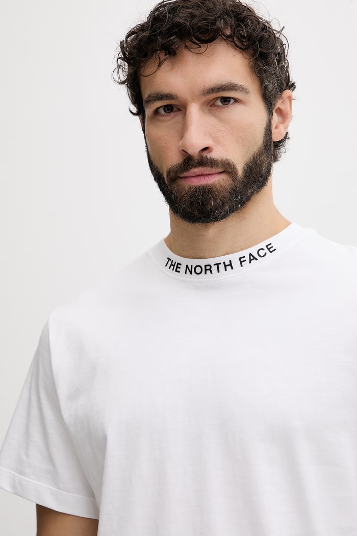 The North Face pánske bavlnené tričko ZUMU biela NF0A8GUYFN41