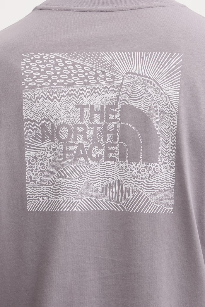 The North Face t-shirt męski z bawełną CELEBRATION NF0A8GV2G7O1 szary