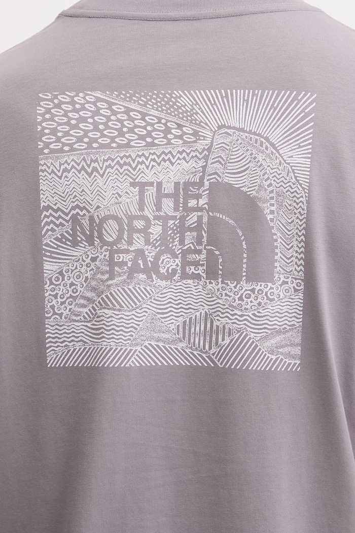 The North Face t-shirt męski z bawełną CELEBRATION NF0A8GV2G7O1 szary