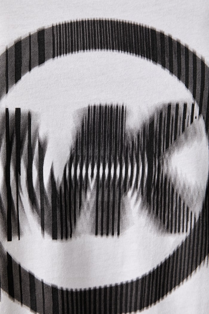 Michael Kors T-shirt męski bawełniany CS652XNFV4 biały