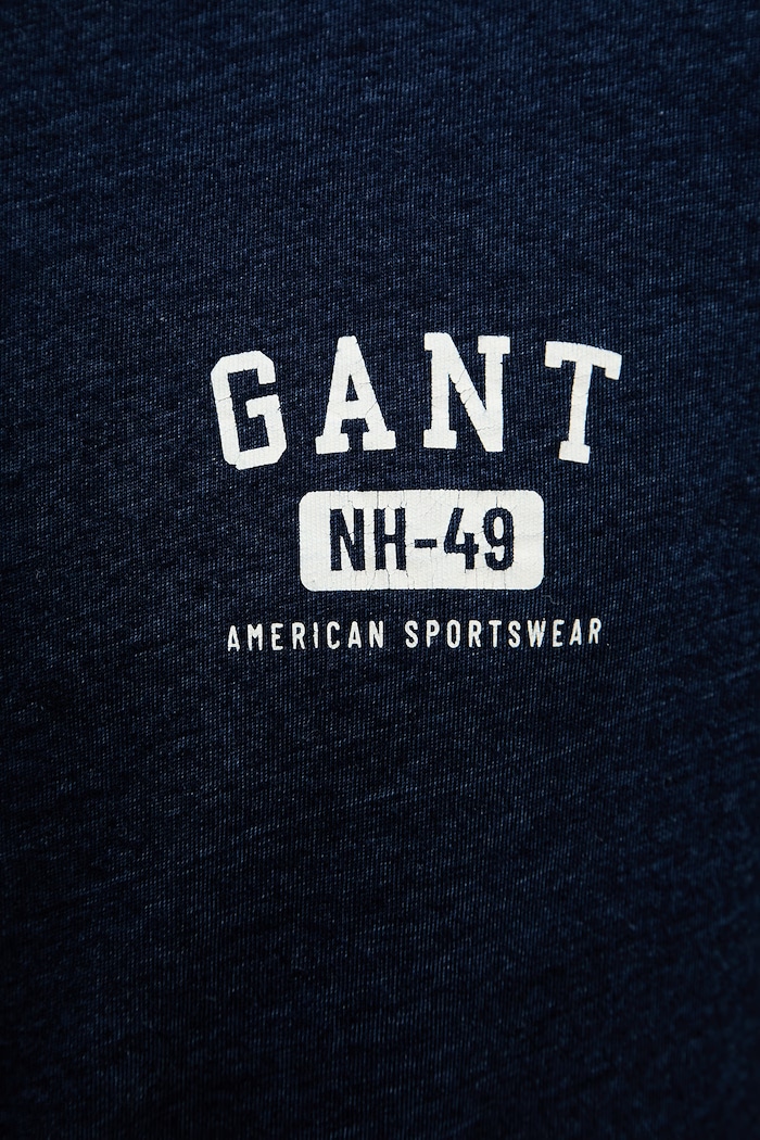 Gant T-shirt Ανδρικό βαμβακερό 2003393 σκούρο μπλε