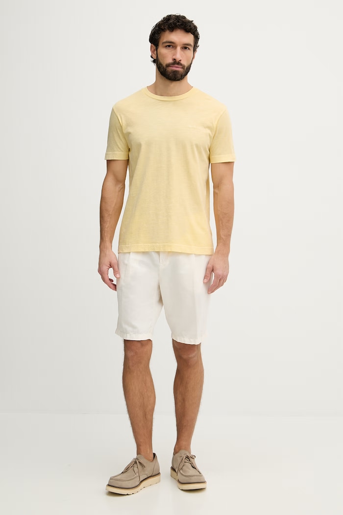Gant basic tričko pánske bavlnené 2003419 žltá SS26