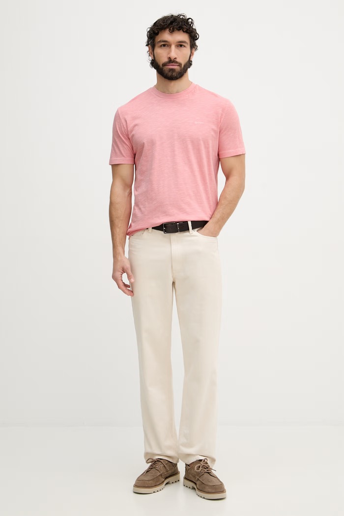 Gant basic férfi pamut 2003419 rózsaszín SS26
