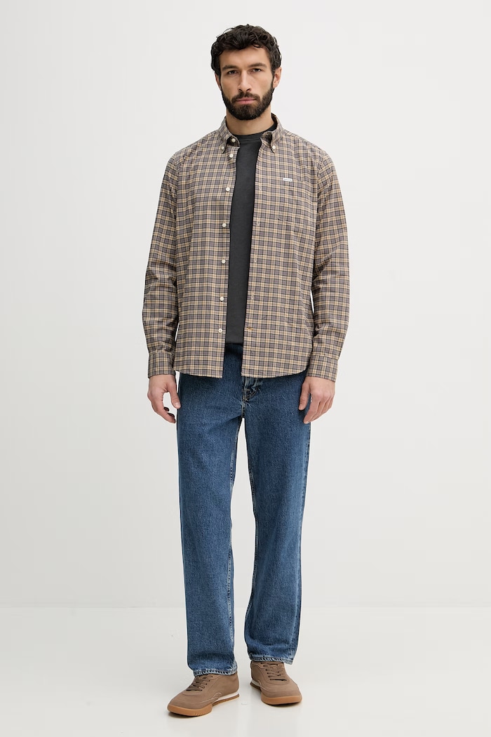 Gant basic tričko pánske bavlnené 2003419 sivá SS26