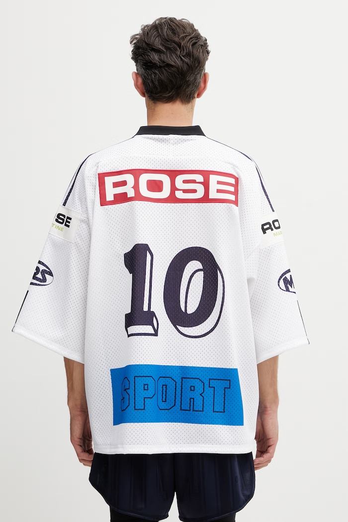Abbigliamento Martine Rose Hockey t-shirt da uomo 129JT10063 bianco