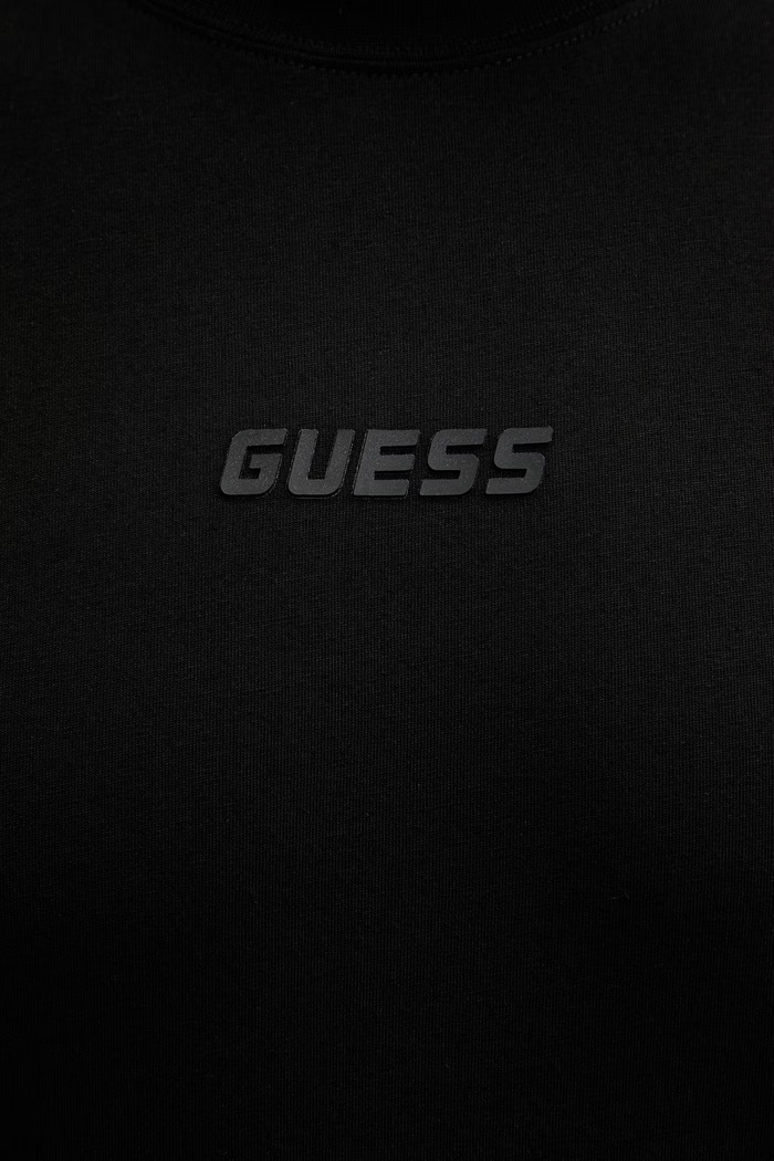 Guess tričko pánske bavlnené AMBROGIO Z6GI06.K2847 čierna