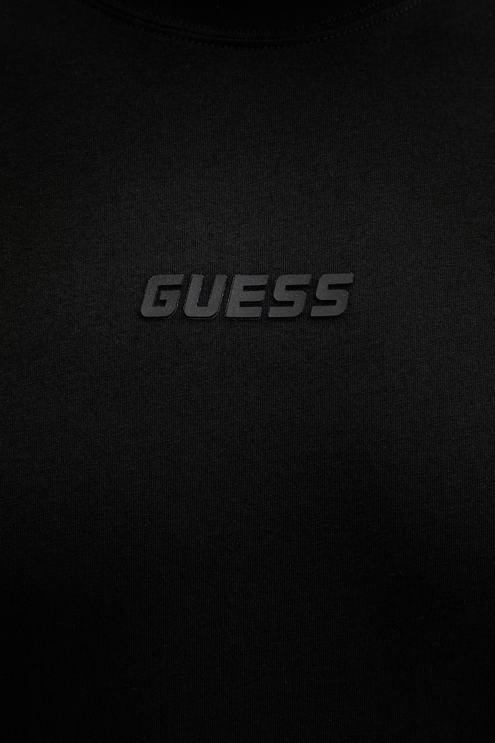 Guess tričko pánske bavlnené AMBROGIO Z6GI06.K2847 čierna