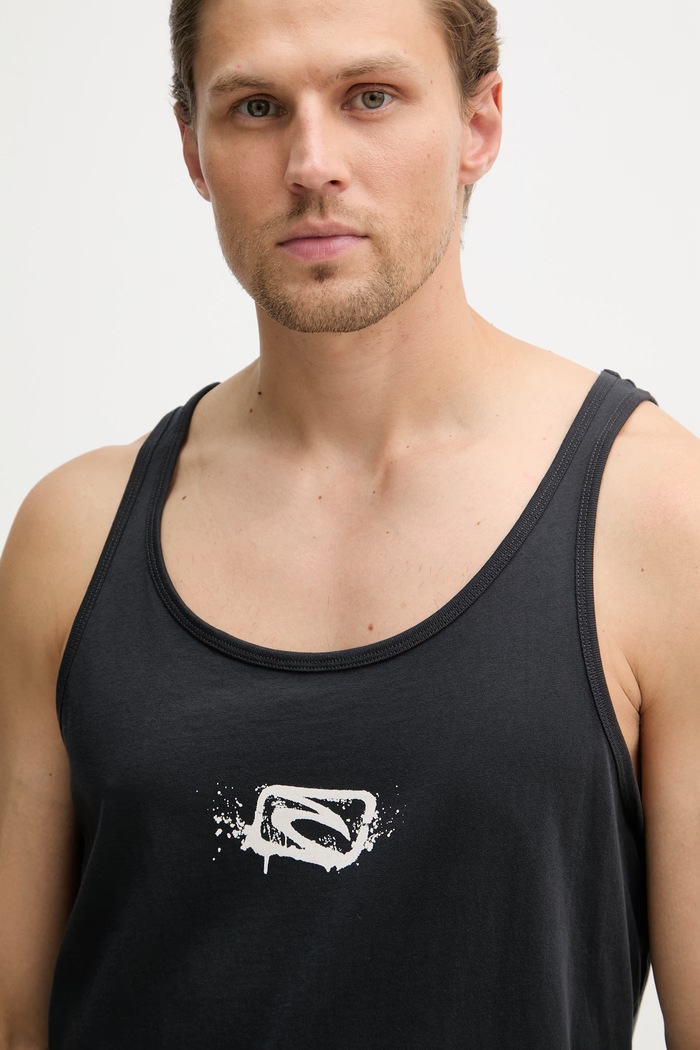 Rip Curl top pánsky bavlnený MEDINA INNER čierna 0Y3MTE