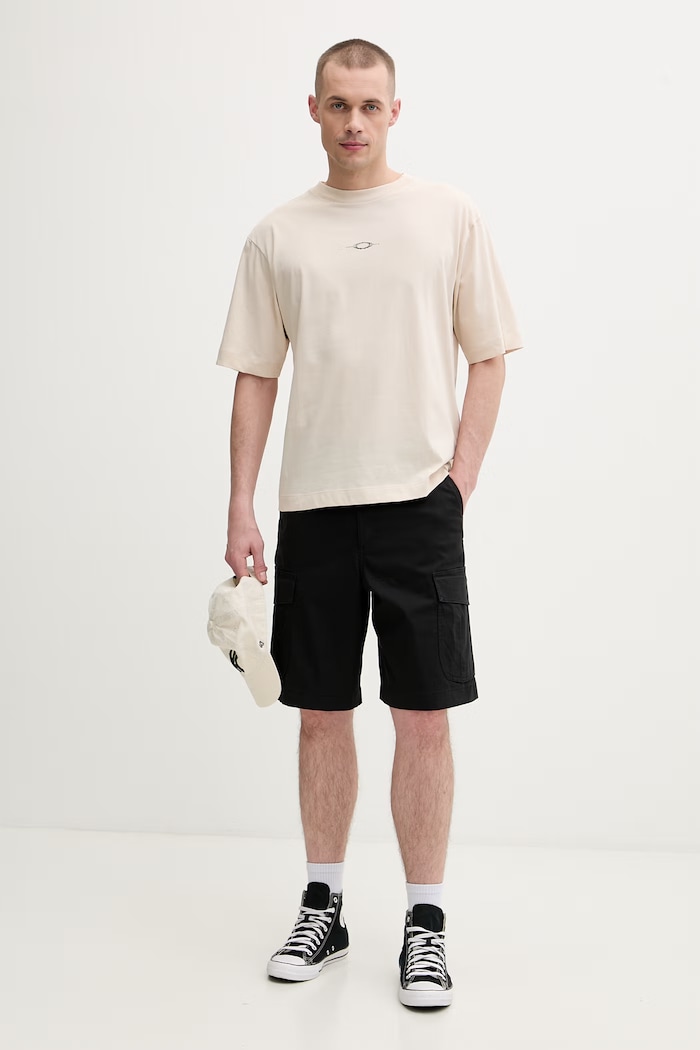 Oakley tricou pentru bărbați, din bumbac FOA407448 bej SS26