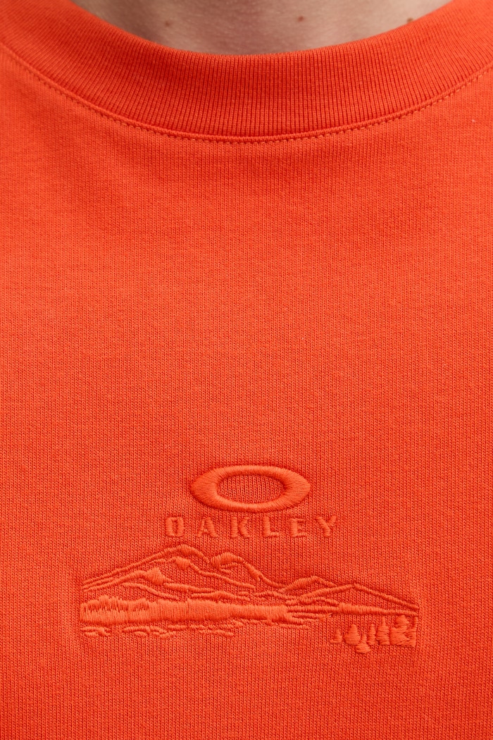 Oakley tričko pánske bavlnené MTN RIDGE FOA407934 oranžová
