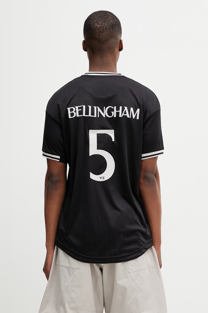 Ρούχα Y-3 ELITE 5 SS FTBL t-shirt ανδρικό KS5122. μαύρο