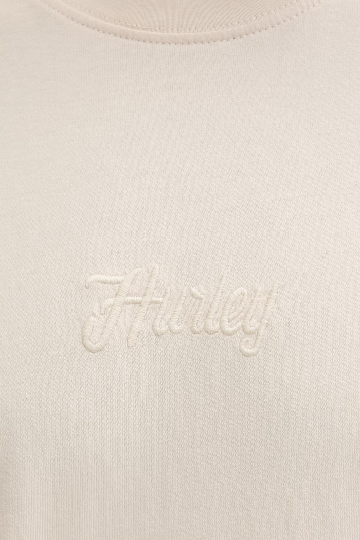 Hurley Tričko pánske bavlnené MTSEUTT0003 béžová