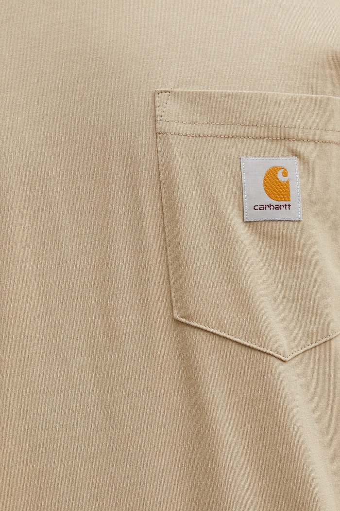 Carhartt WIP S/S Pocket T-Shirt футболка из хлопка для мужчин зелёный I030434.3IRXX