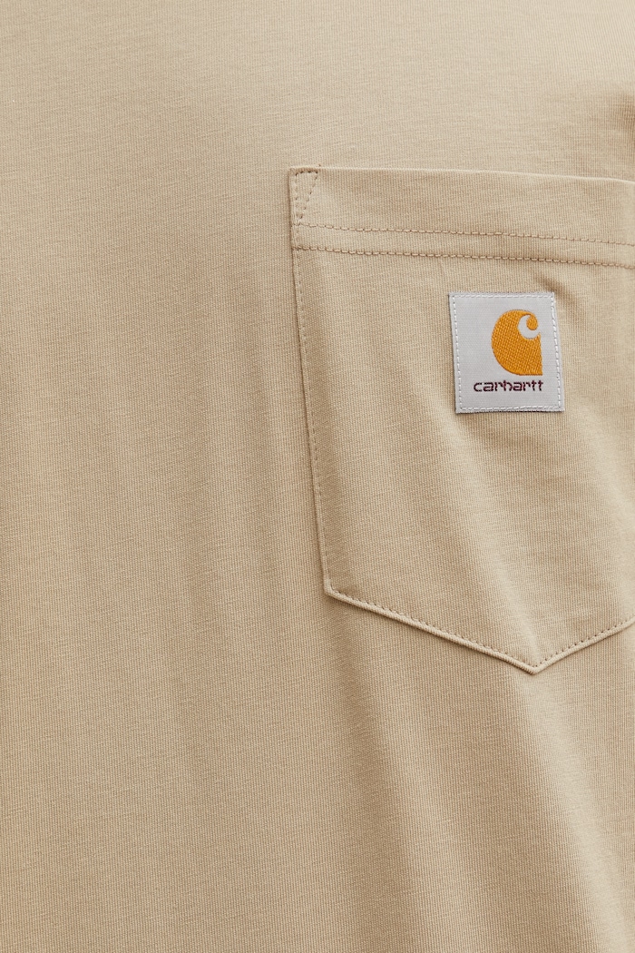 Carhartt WIP S/S Pocket T-Shirt футболка из хлопка для мужчин зелёный I030434.3IRXX