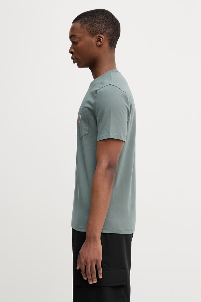 Carhartt WIP S/S Pocket T-Shirt tričko bavlnené pánske I030434.3GDXX zelená SS26