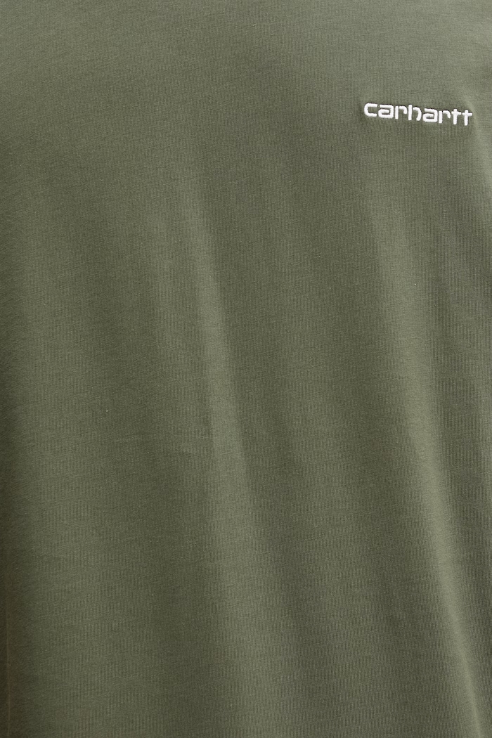 Carhartt WIP S/S Script Embroidery T-Shirt majica od pamuka za muškarce zelena I030435.3LUXX