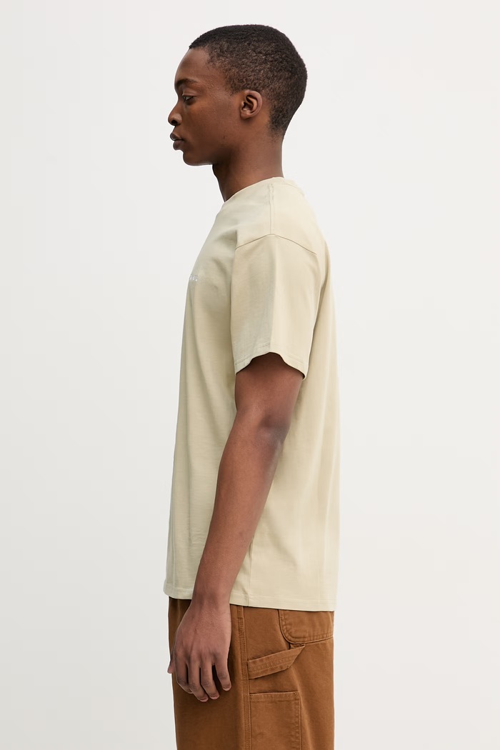 Carhartt WIP S/S Script Embroidery T-Shirt из хлопка для мужчин I030435.3LWXX зелёный SS26