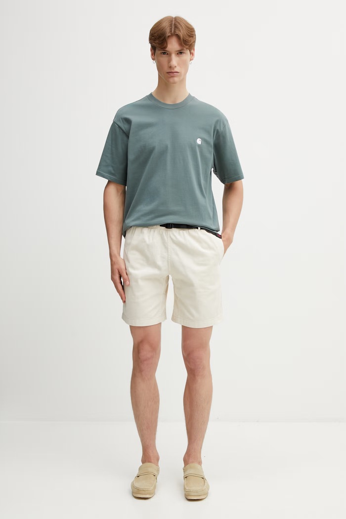 Carhartt WIP S/S Madison T-Shirt din bumbac pentru bărbați I033000.3HLXX verde