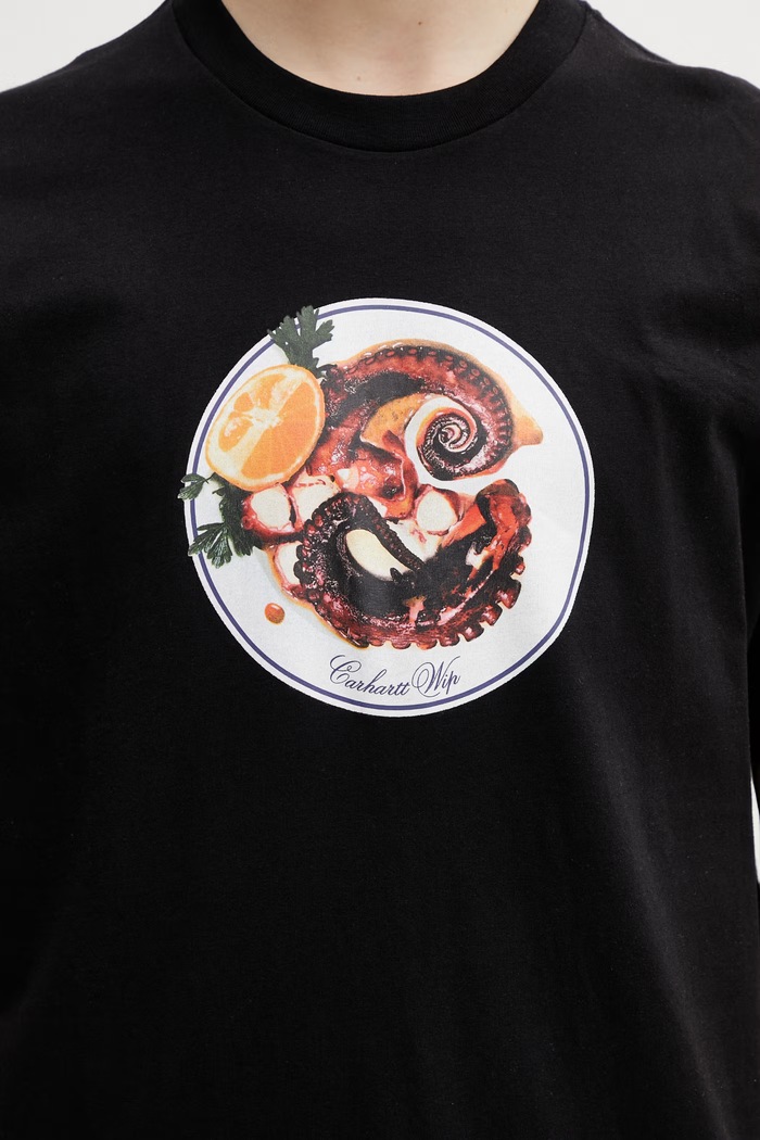 Carhartt WIP S/S Octopus T-Shirt tričko bavlněné pánské černá I036217.89XX
