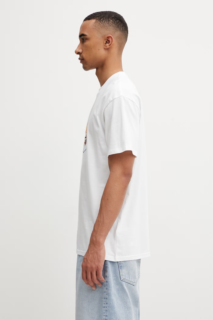 Carhartt WIP S/S Octopus T-Shirt męski bawełniany I036217.02XX biały SS26