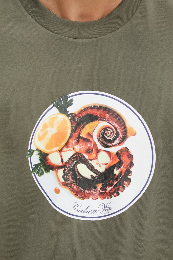 Carhartt WIP S/S Octopus T-Shirt T-shirt bawełniany męski zielony I036217.11XX