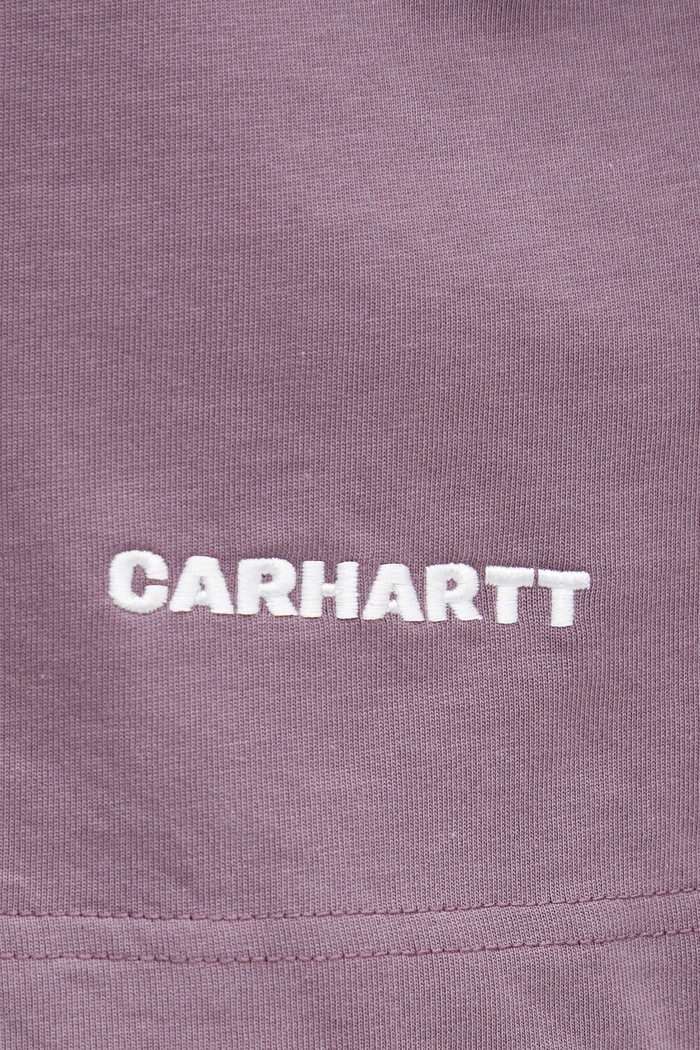 Carhartt WIP S/S Link Script T-Shirt tričko bavlněné pánské fialová I031373.3BSXX
