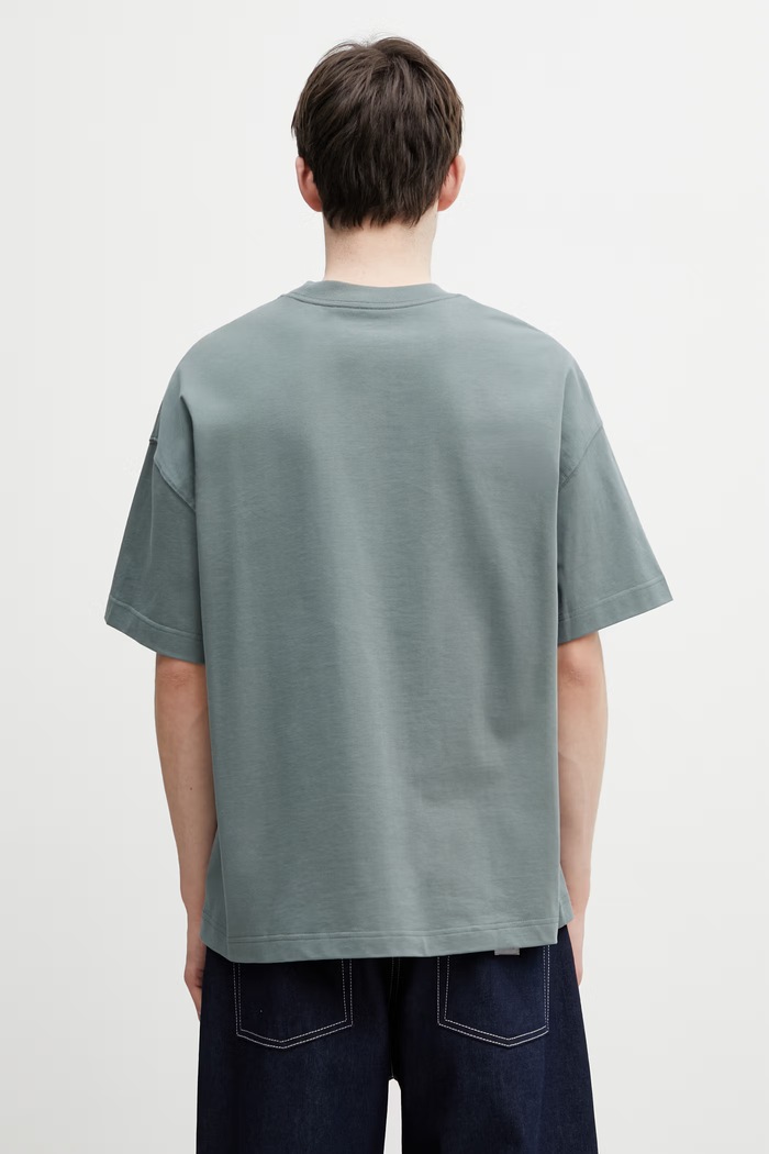 Clothing Carhartt WIP S/S Link Script T-Shirt cotton Men's I031373.3HLXX green