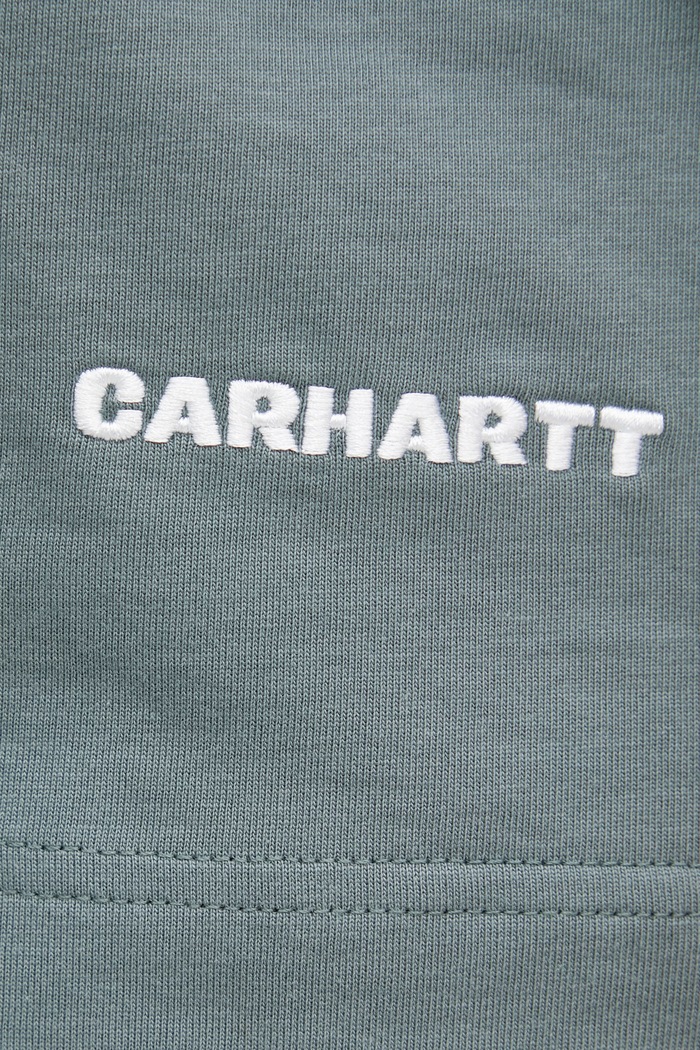 Carhartt WIP S/S Link Script T-Shirt cotton Men's green I031373.3HLXX