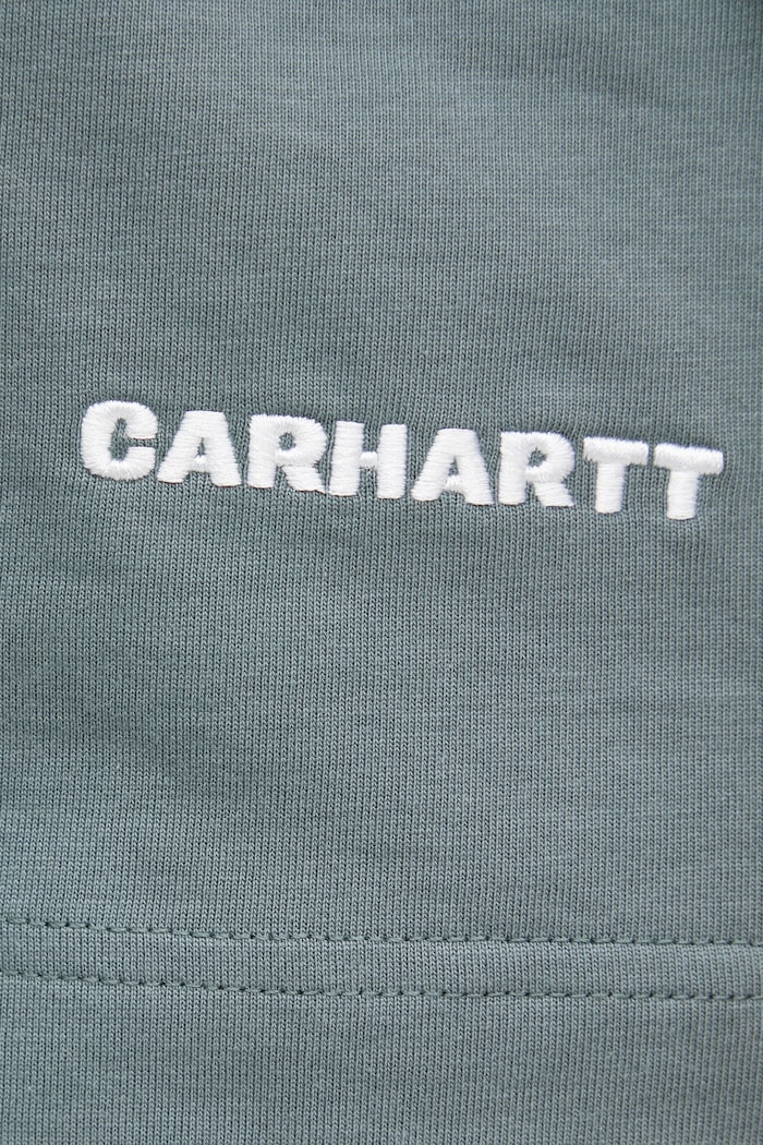 Carhartt WIP S/S Link Script T-Shirt cotton Men's green I031373.3HLXX