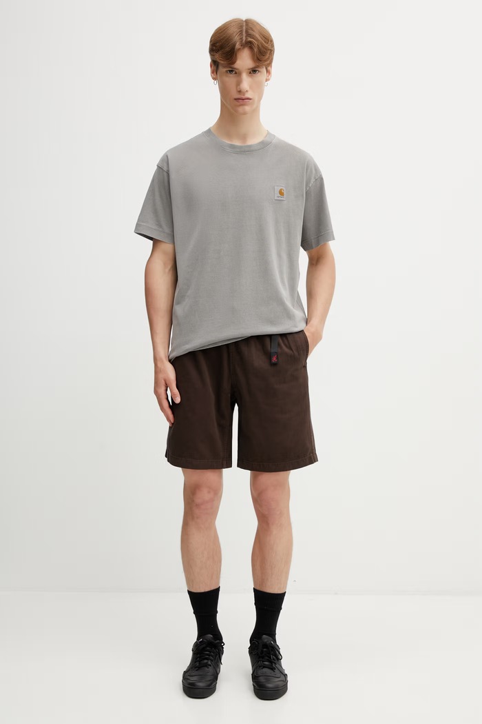 Carhartt WIP S/S Nelson T-Shirt tricou de bumbac pentru bărbați I029949.2LRGD gri