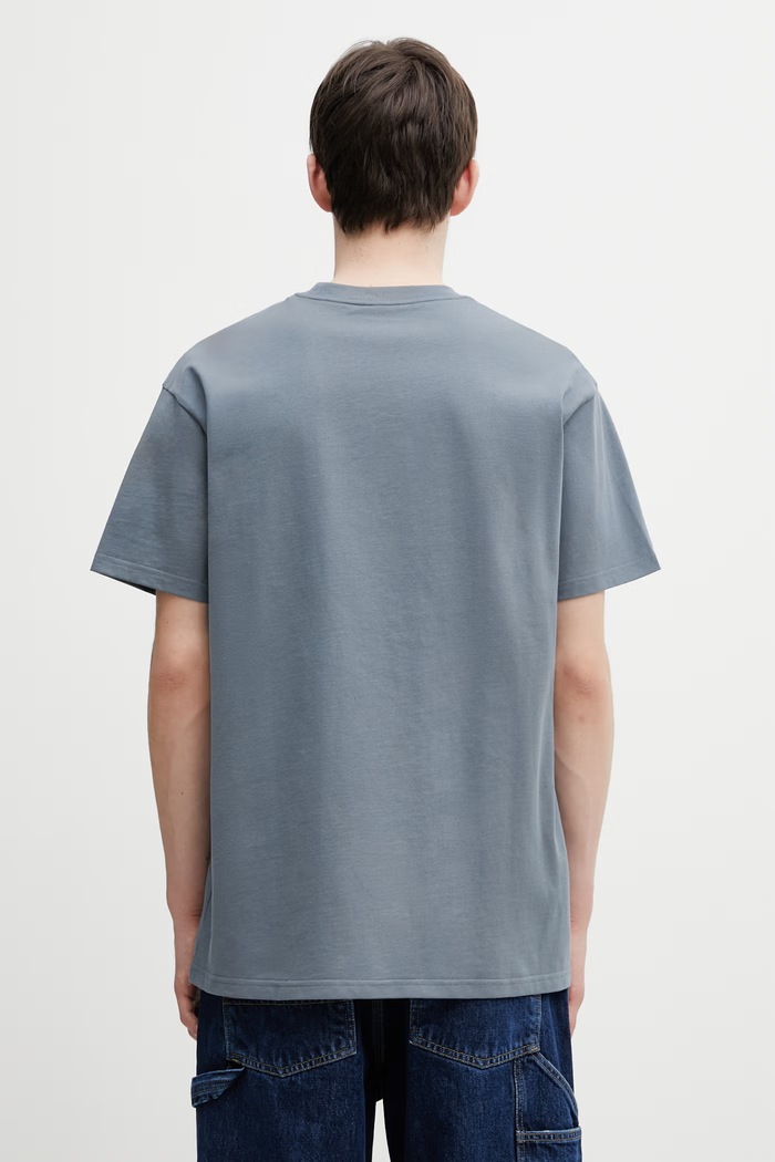 Clothing Carhartt WIP S/S Longhand Pocket T-Shirt cotton Men's I036204.3Q5XX blue