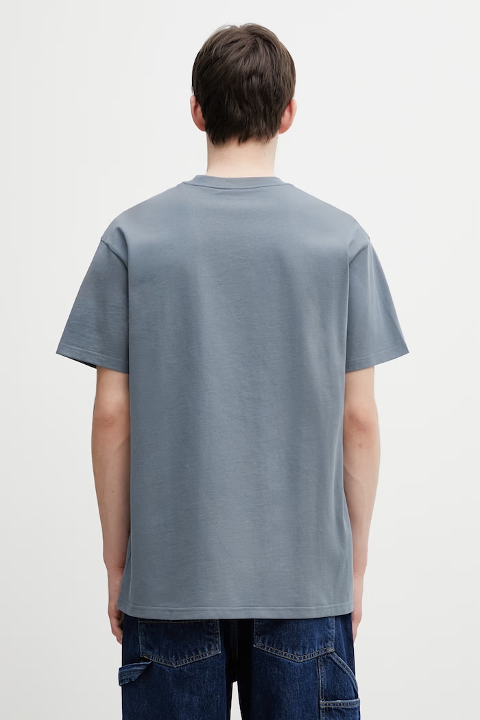 Clothing Carhartt WIP S/S Longhand Pocket T-Shirt cotton Men's I036204.3Q5XX blue