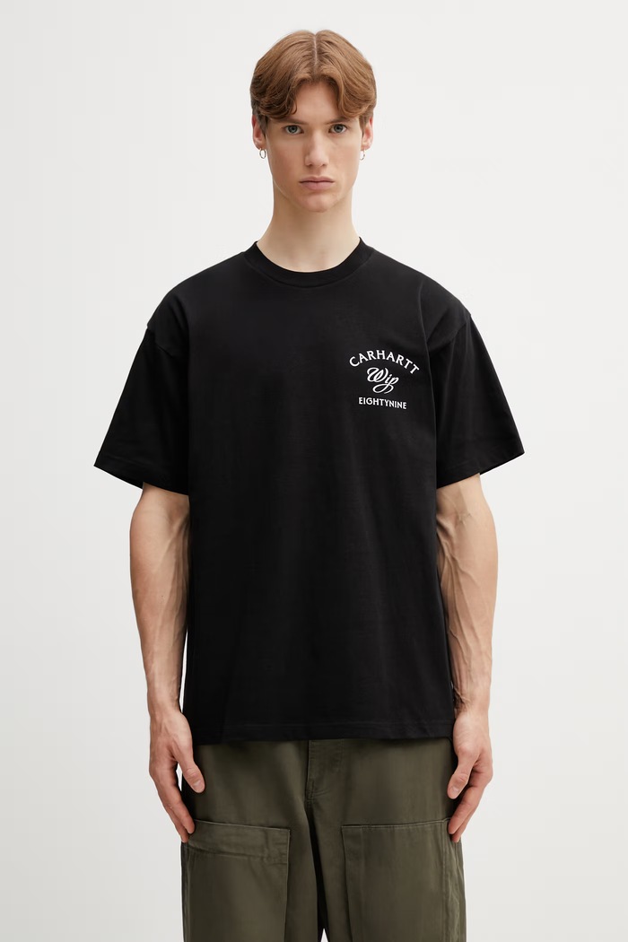 Oblečení Carhartt WIP S/S Eightynine T-Shirt tričko bavlněné pánské I036205.89XX černá