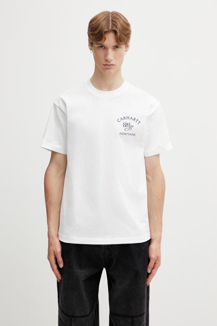 Одяг Carhartt WIP S/S Eightynine T-Shirt футболка бавовняна чоловіча I036205.02XX білий