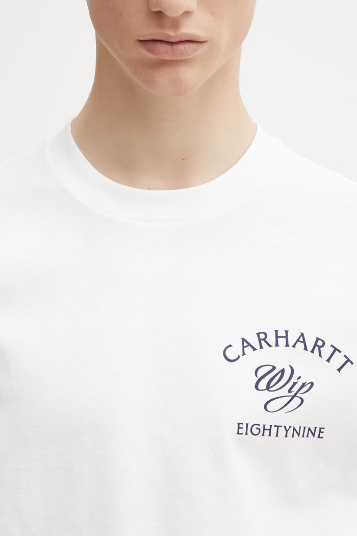 Carhartt WIP S/S Eightynine T-Shirt футболка бавовняна чоловіча білий I036205.02XX