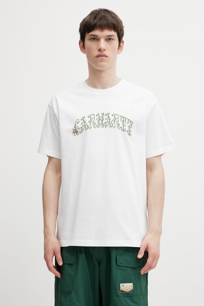 Carhartt WIP S/S Monogram T-Shirt t-shirt męski bawełniany biały I036212.02XX