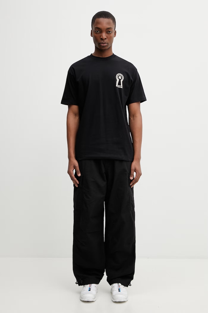 Carhartt WIP S/S Locked T-Shirt футболка из хлопка для мужчин I036230.89XX чёрный